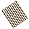 50pc M35 Roasted Yellow Cobalt Full Ground 1mm-3mm Twist Drill Steel Plate Drilling Drill Tool Set