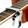 6xGuitar Capo Padded Hinged Music Accessory Silver