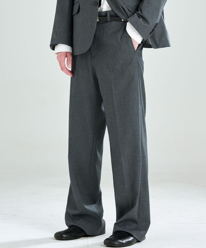 ZPLISH Heritage Legacy Wide Slacks Charcoal