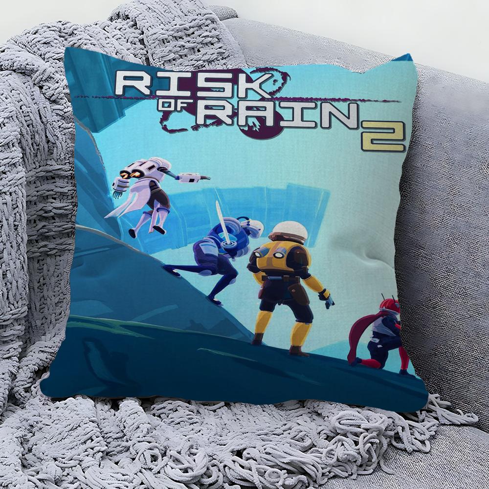 Risk Of Rain Pillowcase Toon Gift Cushion Cover Bedroom Home Sofa Chair Seat Decor Pillow Case