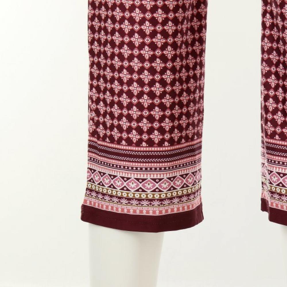 Venus Stretchy Soft Border Print Loungewear Pants Vepa110w