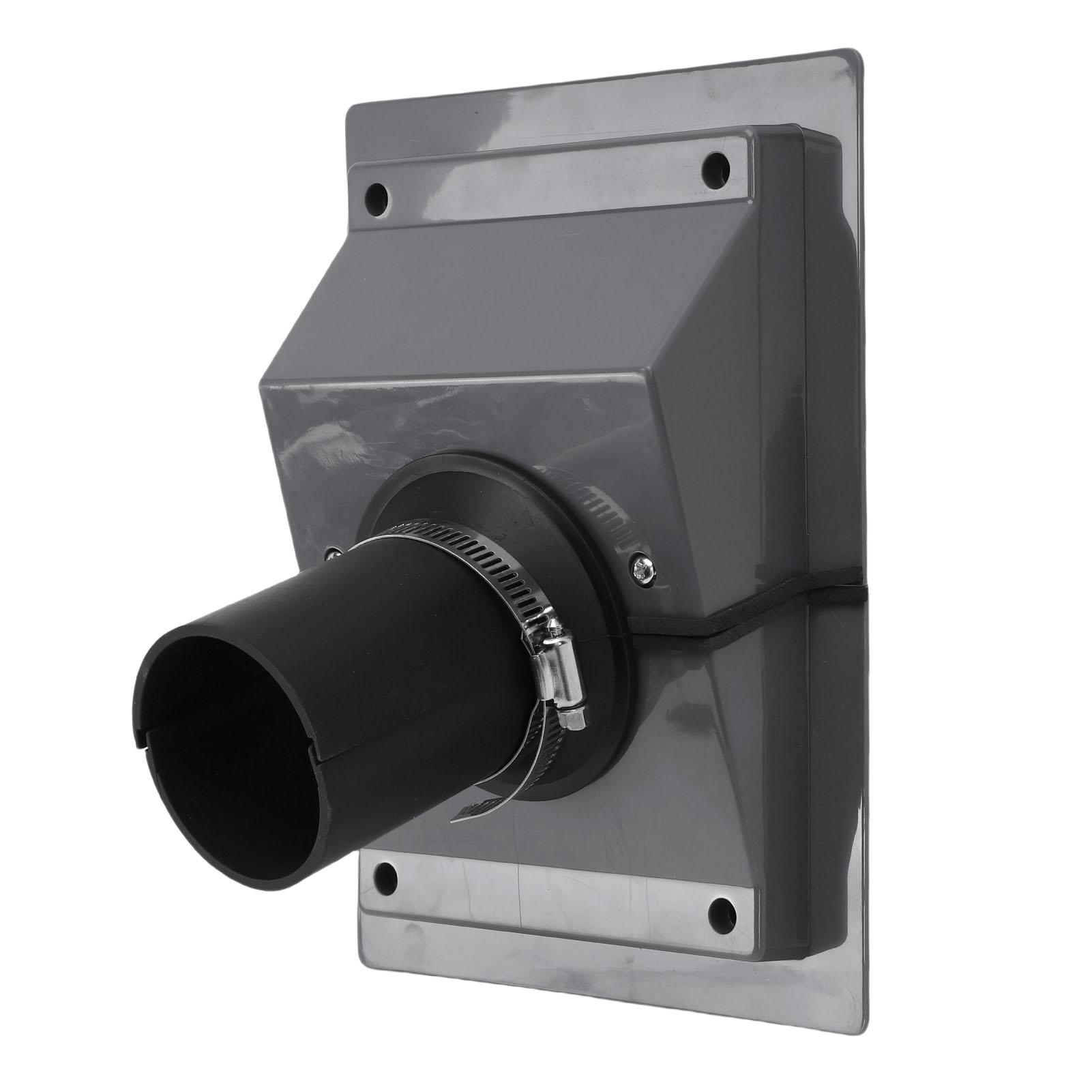 

HVAC Wall Penetration Line Set Cover Kit Plastic Split AC Line Set Wall Cover with Soft Gasket for Indoor Outdoor Conditioner