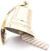Brass Solid Bell Wall Mount, Brass Marine Clock Ship Bell