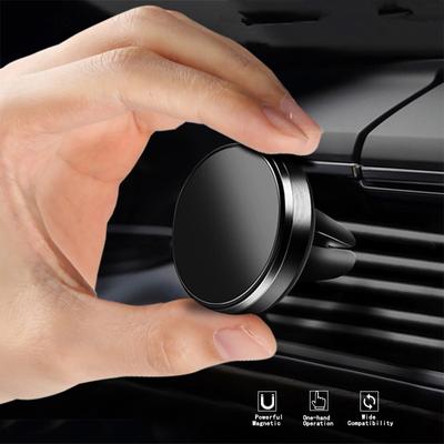 Magnetický držák mobilního telefonu do auta, upevnění do mřížky ventilace, stojánek na smartphone, držák mobilu/GPS pro iPhone, Samsung, Xiaomi, Huawei, příslušenství