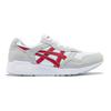 Asics Lyte-Trainer Comfortable Fabric Synthetic Leather Low-Top Running Shoes Unisex Sneaker Gray Red 1201A006-101
