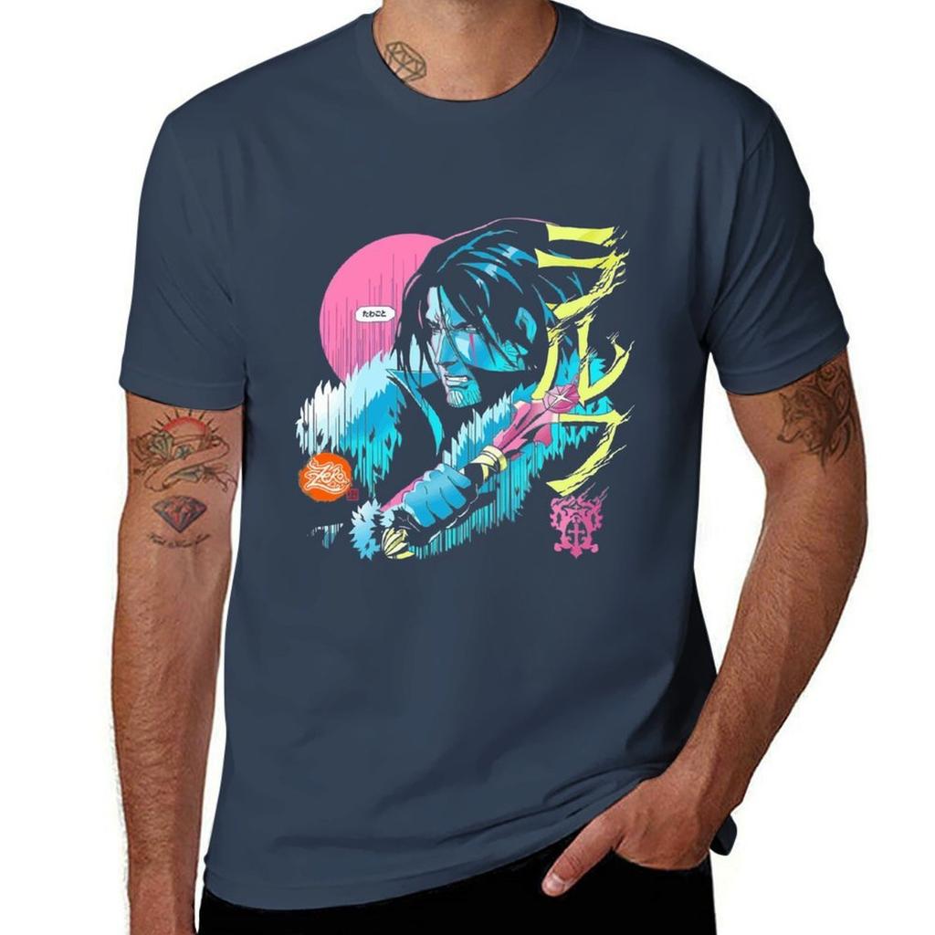 Trevor Belmont the Vampire Hunter 80s TShirt Work Casual Loose Fit TShirt