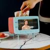 Tissue Box TV Shaped Cell Phone Holder Dispenser Storage Napkin Case Organizer With Mobile Phone Holder For Home Hotel