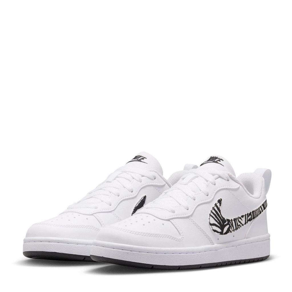 Nike Childrens/Kids Court Borough 2 Leopard Print Shoes