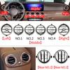For Mercedes W213 Car Rear Air Conditioner Vent Grille Outlet Cover For Benz E Class 2015- E200 E230 E300 E63 AMG 2138309501