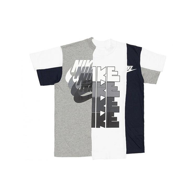 (WMNS) Nike x sacai Hybrid T-Shirt  Canyon Gold Obsidian  Women s CD6310-711 XXS