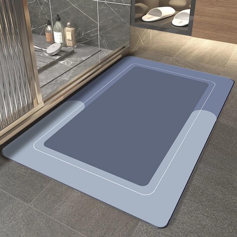 Kitchen Floor Mat Waterproof No-Slip Bathroom Absorbent Bath Mat Quick Dry Floor Mat Floor Mat Toilet Door Mat