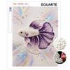 DIY Pearl Art Fish Painting Kit 5D Crystal Rhinestone Embroidery for Bedroom Living Room Wall Decoration Handmade Craft
