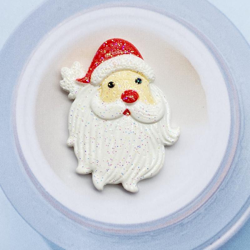 

10Pcs Cute Mixed Shining Christmas series Flat back Resin Cabochons Scrapbooking DIY Jewelry Craft Decoration Accessories E96