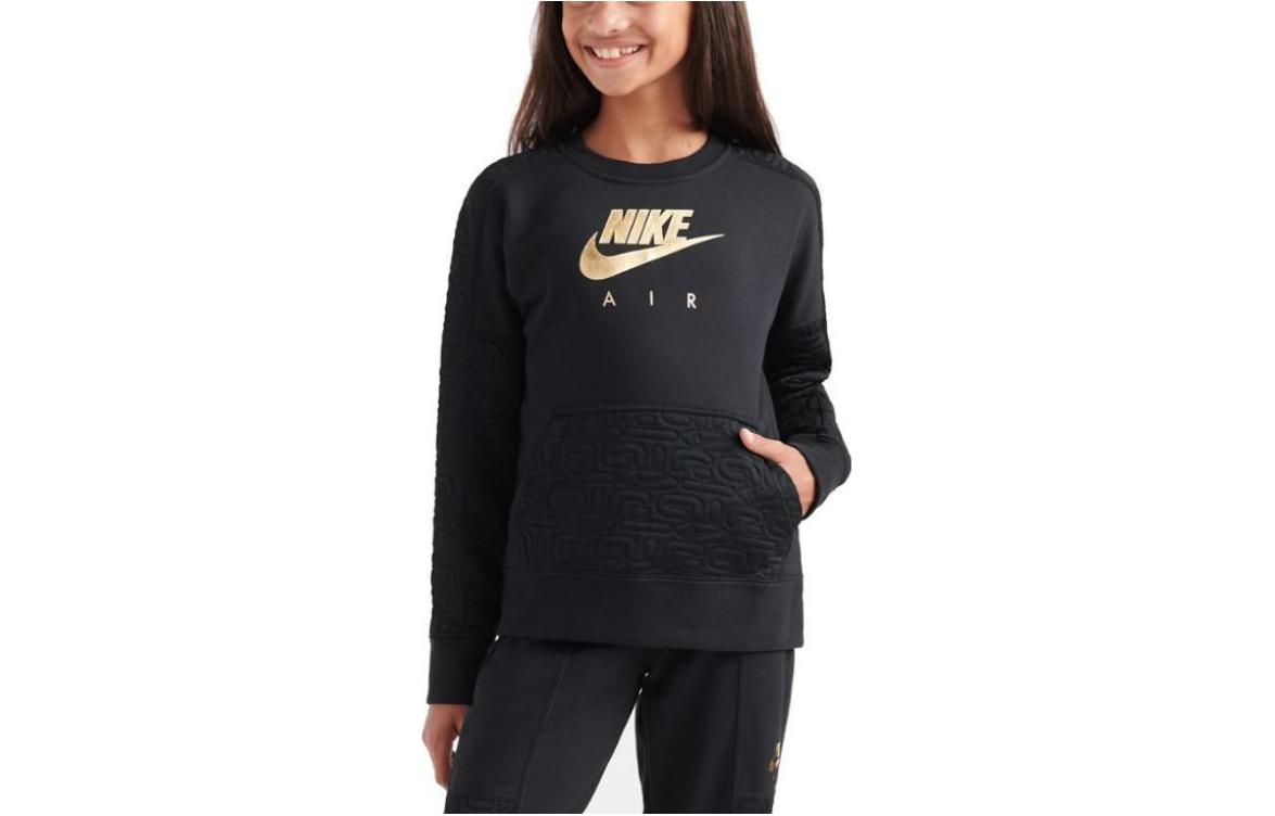 

Nike Kids Sweatshirts Crew Neck Moderate BV2703-010 XL