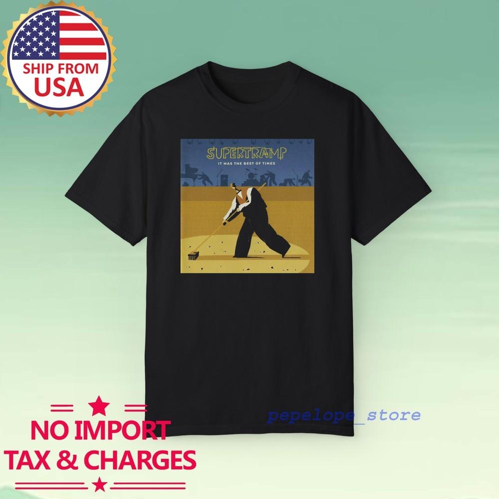 

Supertramp It Was The Best Of Times Men#039;s Black Size S5XL Unisex T-Shirt M