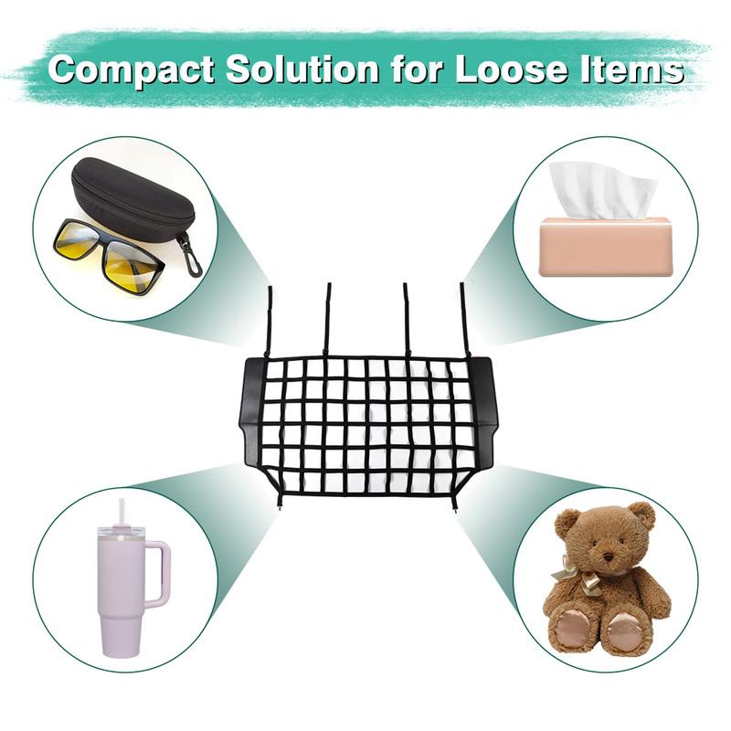 Car Rear Trunk Organizer Isolation Cargo Net Trunk Safety Mesh For Jeep Wrangler JK JL Gladiator JT 2007 2008 2009 2010-2024