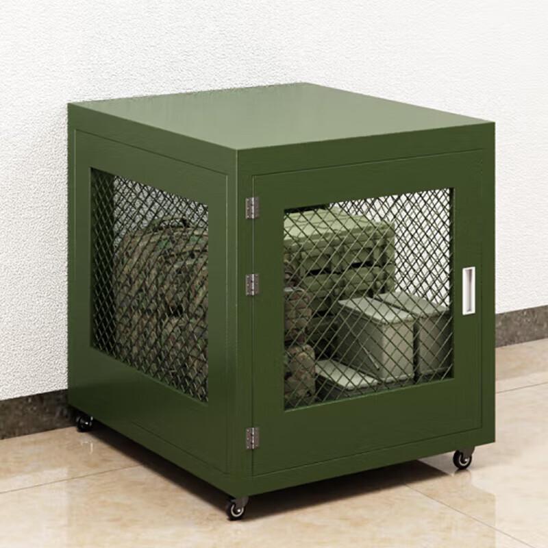 Jingruida Military Green Mobile Wire Mesh Storage Pallet