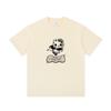 American Retro Short Sleeve Kitten Cartoon Women's Loose Top