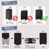 PLEAVIT Stretchable Suitcase Cover with Pocket, Travel Luggage Cover with Storage, Medium, Black