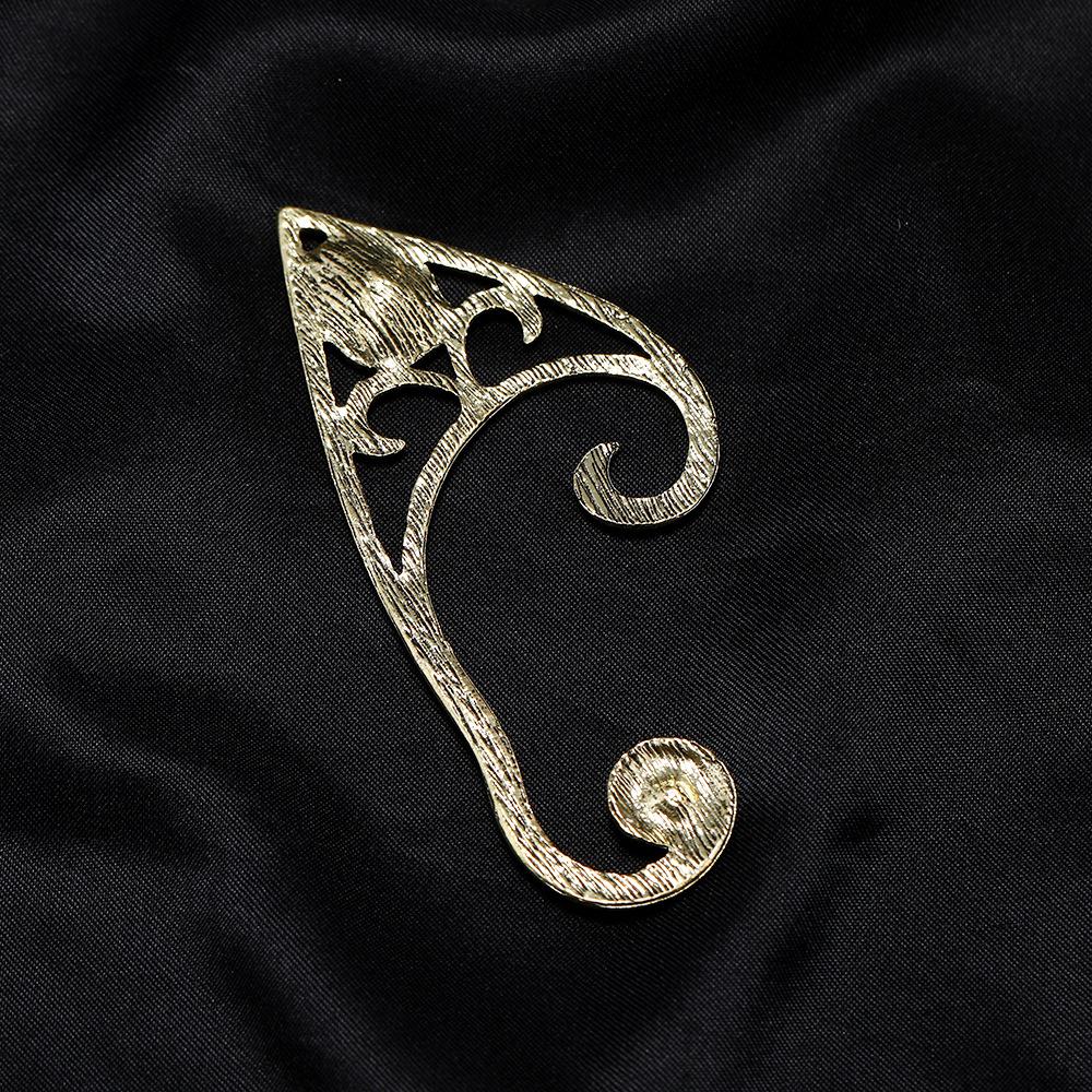 Kreatywne Konturujące Uszy Klipsy na Uszy Wiszące na Uszach Osobowość Czerwony Klejnot Klipsy do Uszu Kolczyki Biżuteria na Uszy