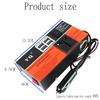 Auto Wechselrichter Auto Stromwandler 2000W Peak Dc 12V/24V Zu Dc 110V/220V Konverter Reise 4 USB Überlastschutz