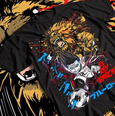 Anime Retro Tshirt Anime Manga Shirt Mens and Womens Summer Cotton Loose and Fashionable Round Neck Short Sleeved Top