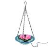 Hanging Bird Bath with Solar Fountain Pump Multi Functional Basin Solar Powered Water Fountain Pump