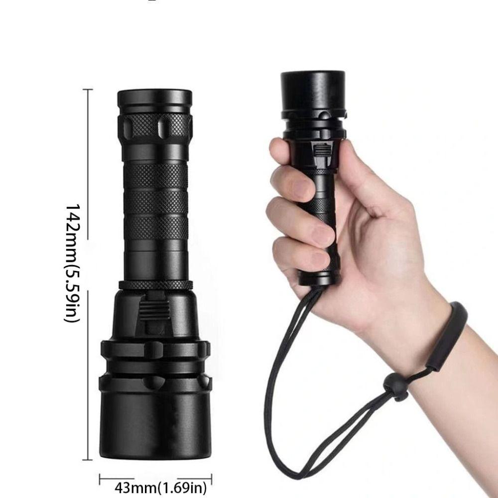 IP68 Waterproof Professional Diving Light High Power LED Diving Flashlight  Outdoor Activities
