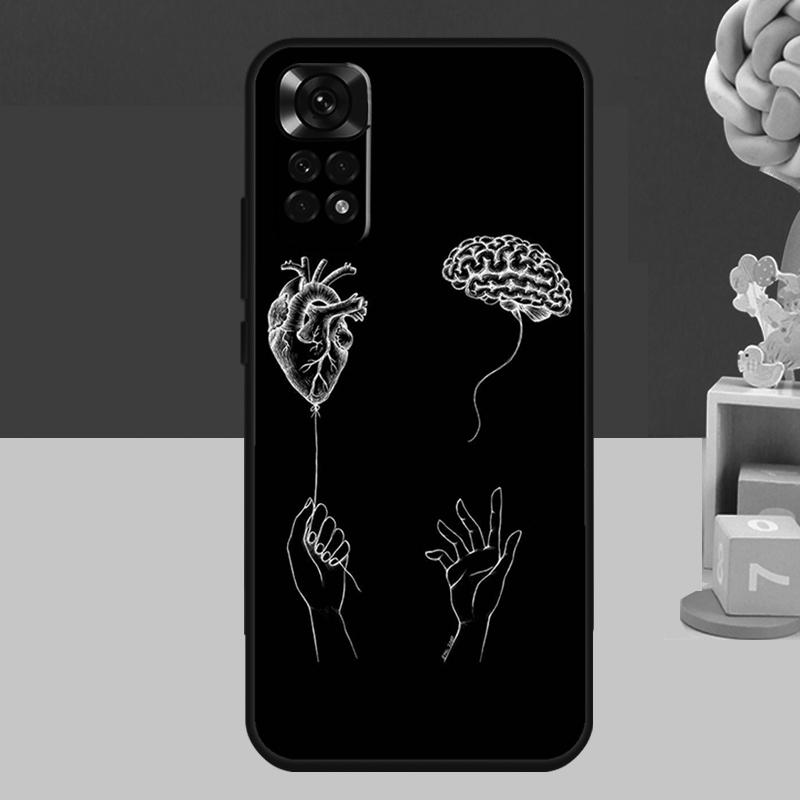 Medical Human Organs Brain Case For Xiaomi Redmi Note 14 13 12 11 10 15 Pro Plus Redmi 15 C 10C 12C 13C 14C Soft Cover