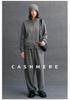 2025 Autumn/Winter Women's Cashmere Half-High Collar Cardigan with Double Zipper Pockets