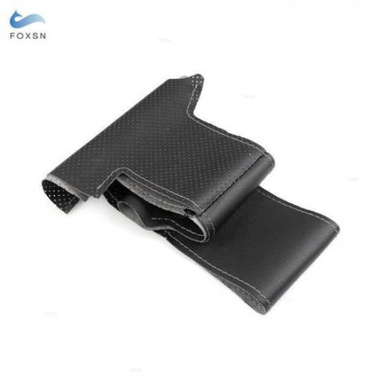 Hand-stitched Splice Leather Steering Wheel Cover For Toyota Prius 20 XW20 04-09