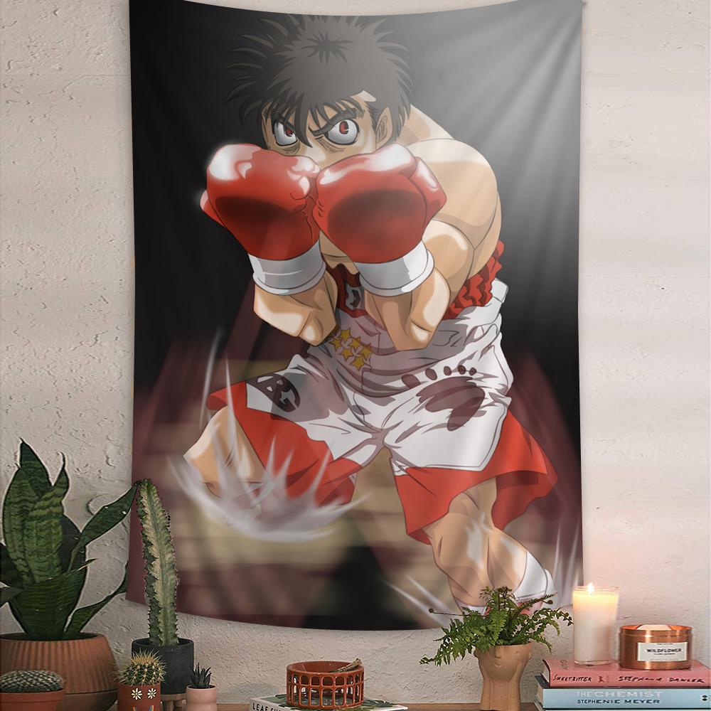 hajime no ippo comics Tapestry Hanging Tarot Hippie Wall Rugs Dorm Wall Hanging Sheets Hanging Bohemian Tapestry Bohemian 74x94cm(29x37in)