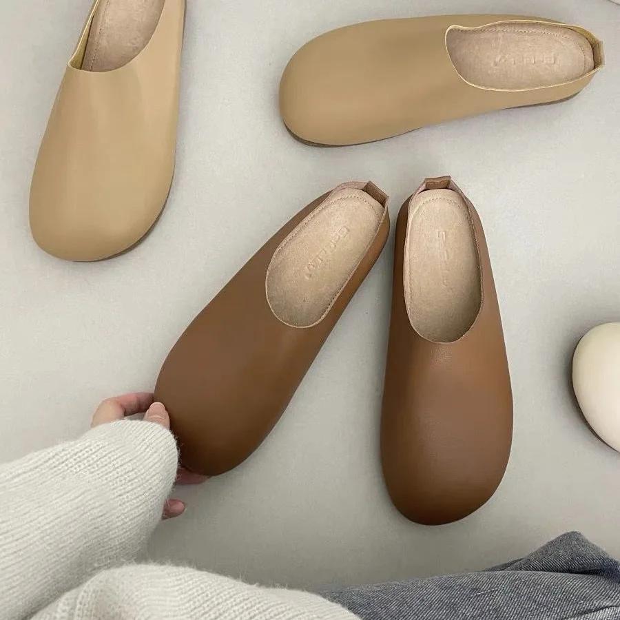 Fashion Women Fashion Flat Slippers Summer New Outdoor Non-slip Beach Shoes Lady Casual Flat Shoes Comfort Soft Sole House Slides