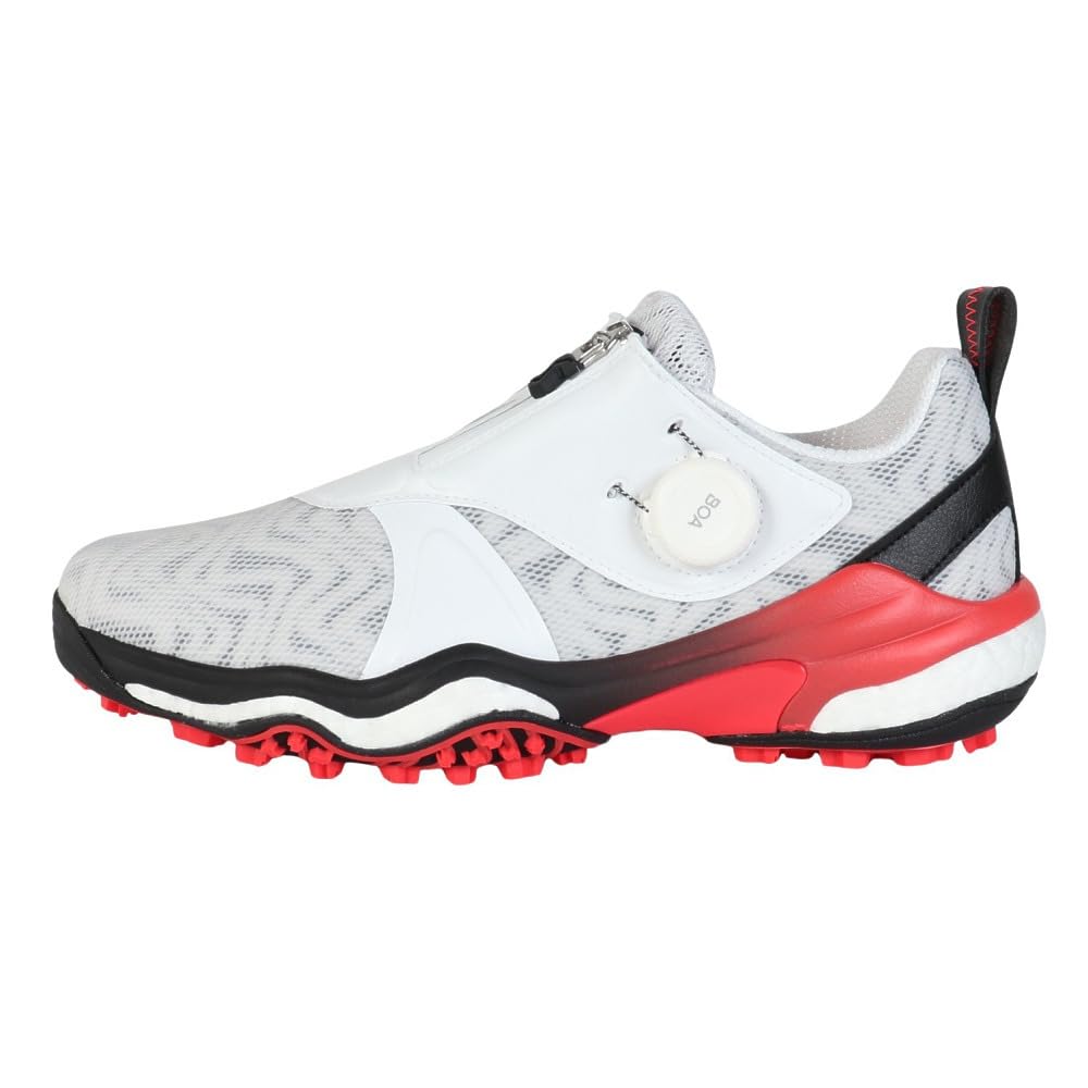 Golf Shoes Code Chaos 25 Boa Footwear Red Cm 2E [Adidas Golf] Men's White/Core Black/Lucid 27.0