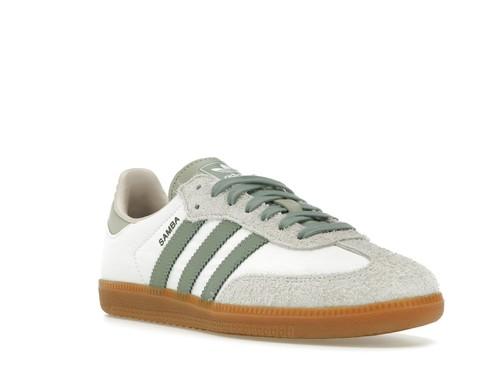 Adidas Samba OG White Silver Green W - ID0492