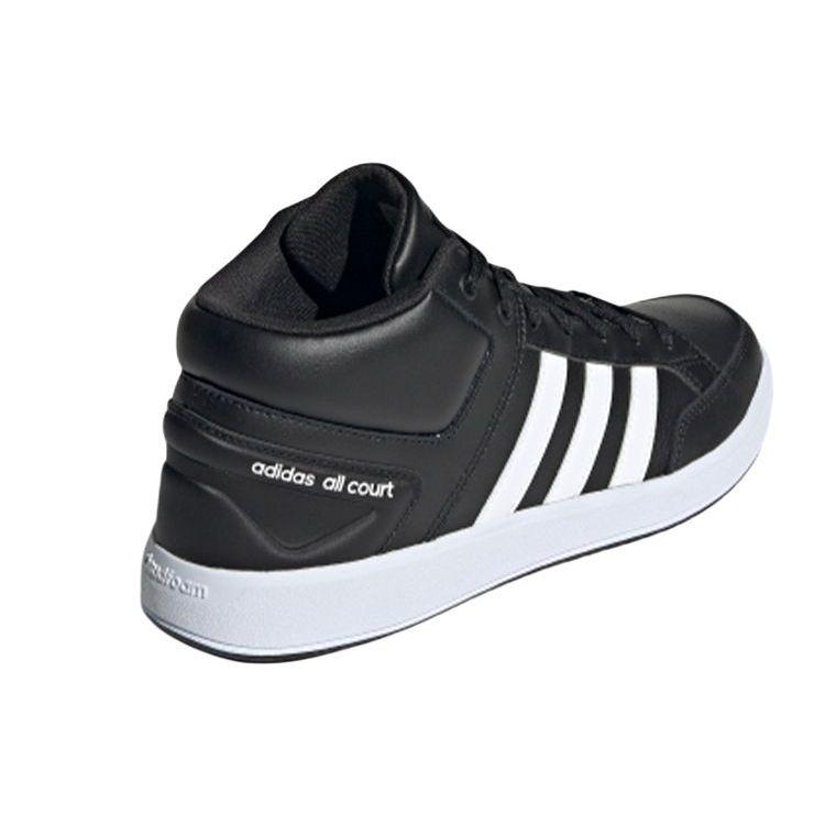 adidas Neo All Court Mid Sneakers Unisex Sneakers Μαύρο Λευκό H02981