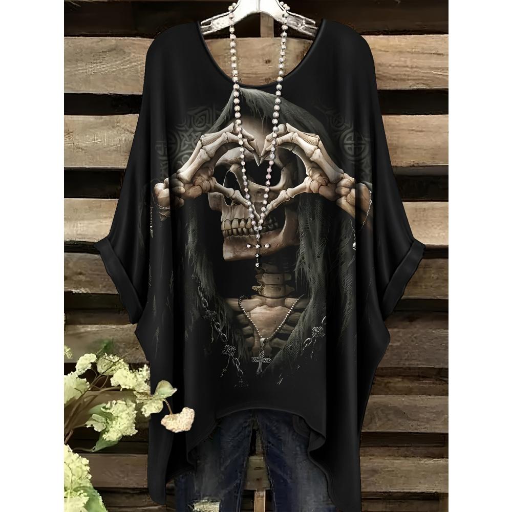 New Woman Elegant Peacock Print T-Shirts Casual Loose Machine Washable O-Neck Short Sleeve Summer Fashion Streetwear Clothing