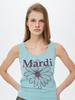 [mardimercredi] TANK SCOOP NECK FLOWERMARDI MINT PLUM
