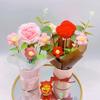 Handmade Knitted Flower Eternal Flower Valentine's Day Gifts Bouquet Crochet Rose Teacher’ Day Gifts Desk Decoration