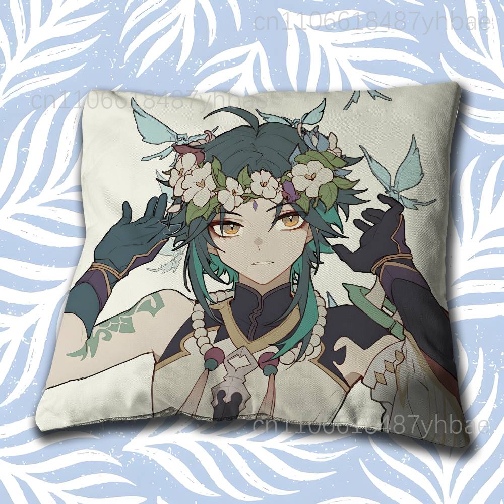 GGenshin Impact XIAO Pillowcases Cute Funny Pillow Case For Wedding Party Home Decor Comfy Pillow Cover