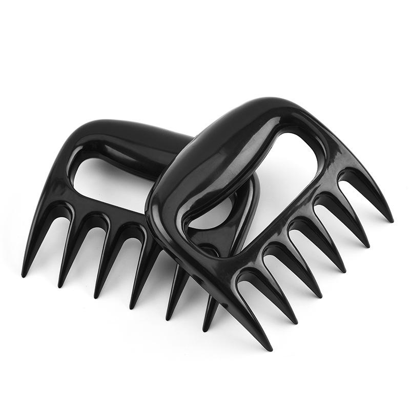 2PCS Bear Claw Meat Splitter BBQ Barbecue Meat Splitter Tool Heat Insulated and Anti Scalding Bear Palm Kitchen Tool