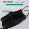 Blue Two-Layer Disposable Face Masks - 50 Pack, Dustproof, Unisex for Salon & Beauty