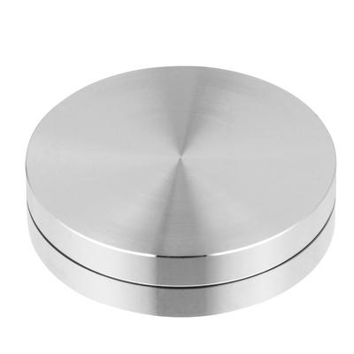 Turntable Round White Base Bearing Dining Supplies Display Stand Glass Rotating Tray Baby