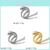 Geometric Titanium Steel Ring For Women With Adjustable Open Design And Electroplated Finish