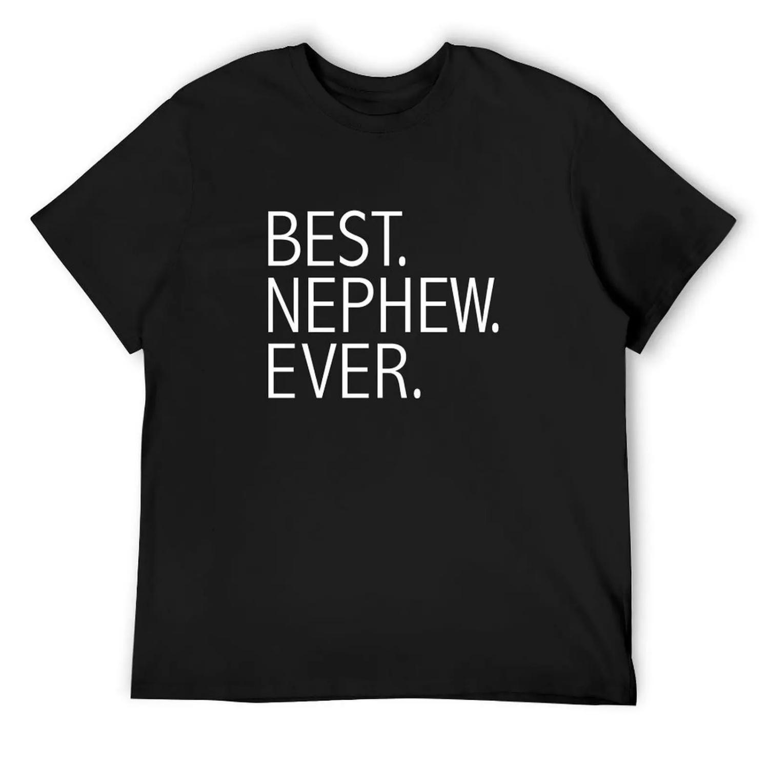 

Best Nephew Ever Uncle Auntie Aunt Gift T-Shirt valentines boutique clothes summer tops custom t-shirts luxury clothes men XXXXXL різнокольоровий