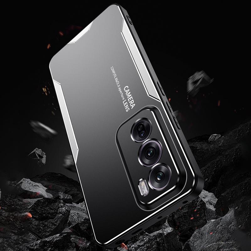 For Oppo Reno12 5G (Global) Metal Phone Case Aluminium Alloy Back Cover