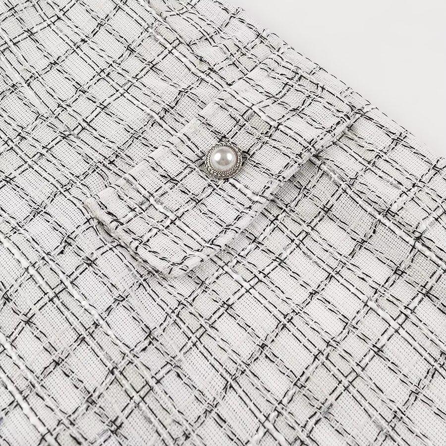 2024 Winter Women's Fashion Houndstooth Mid-Length Coat - European & American Style