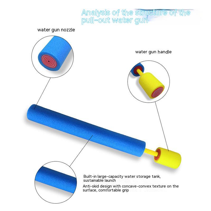 Andy Large Water Gun Toys Pulling Beach Swimming Pool Playing Water, Sprinkling Water, Fighting Water Wars