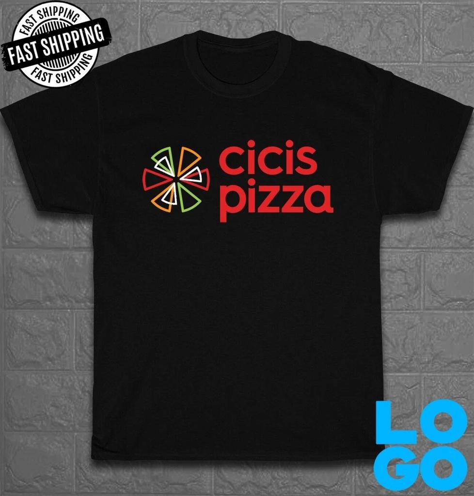 New Hot T-Shirt Cicis Pizza Logo American Funny T-Shirt Made In USA Size S To 5XL