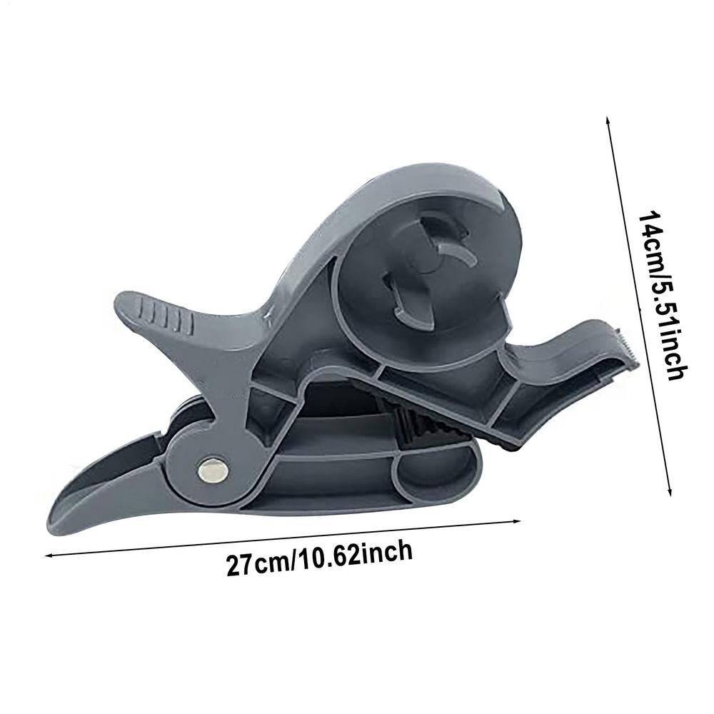 2pcs Tape Dispenser Cutter Paper Roll Holder Clip Wrap Tabletop Gift Wrapping Tool Christmas New Year Holiday Arts Crafts Tools